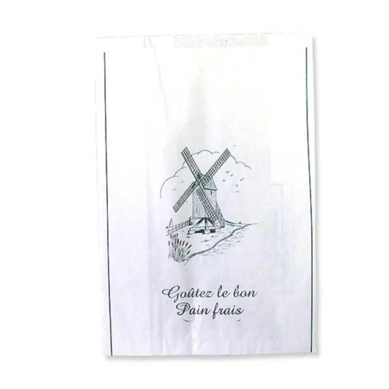 Outlet Cerf Dellier Sac à pain rond kraft blanchi x1000