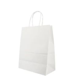 Online Cerf Dellier Sac en papier blanc - 21x11x27 cm