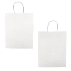 Cerf Dellier Sac en papier blanc - 25x12x33 cm