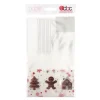 Clearance Cerf Dellier Sachets bonbons Pains d'épices + liens - 14 x 23 cm (x 10)