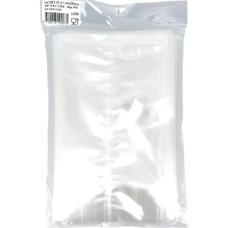 Sale Cerf Dellier Sachets polypro neutres 14 x 25 cm (x 100)