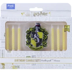 Online Cerf Dellier Set de 7 bougies d'anniversaire Poufsouffle Harry Potter