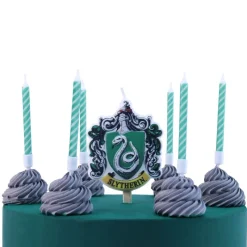 Sale Cerf Dellier Set de 7 bougies d'anniversaire Serpentard Harry Potter
