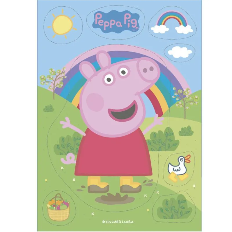 Hot Cerf Dellier Silhouettes en azyme Peppa Pig