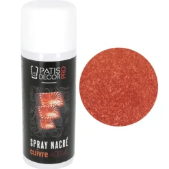 New Cerf Dellier Spray colorant effet nacré Cuivre 400 ml
