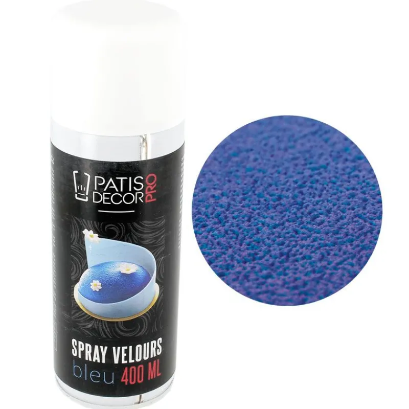 Best Cerf Dellier Spray effet velours Bleu 400 ml