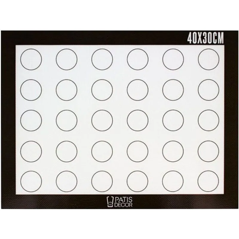 Best Cerf Dellier Tapis de cuisson silicone pour macarons 40 x 30 cm