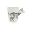 Discount Cerf Dellier Tasse à tête de chat 3D