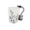 Clearance Cerf Dellier Tasse en céramique anse guitare électrique