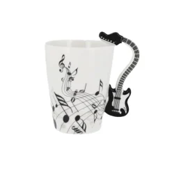 Clearance Cerf Dellier Tasse en céramique anse guitare électrique