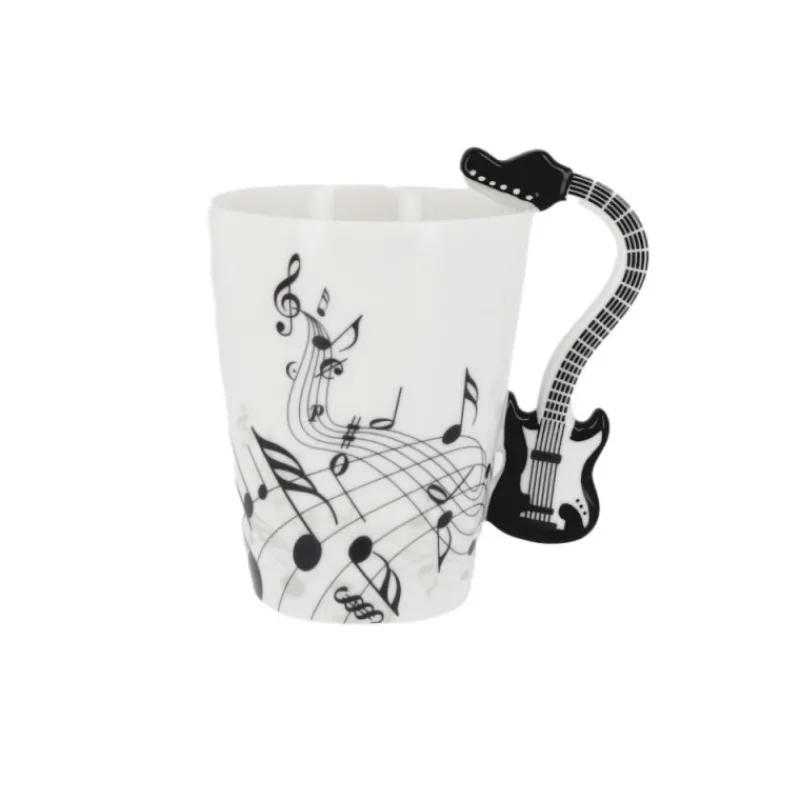 Clearance Cerf Dellier Tasse en céramique anse guitare électrique