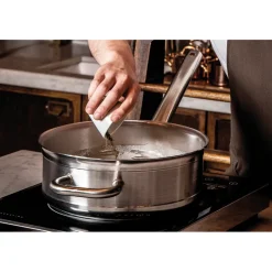 Clearance Cerf Dellier Tradition inox sauteuse 28 cm avec anse face à la queue
