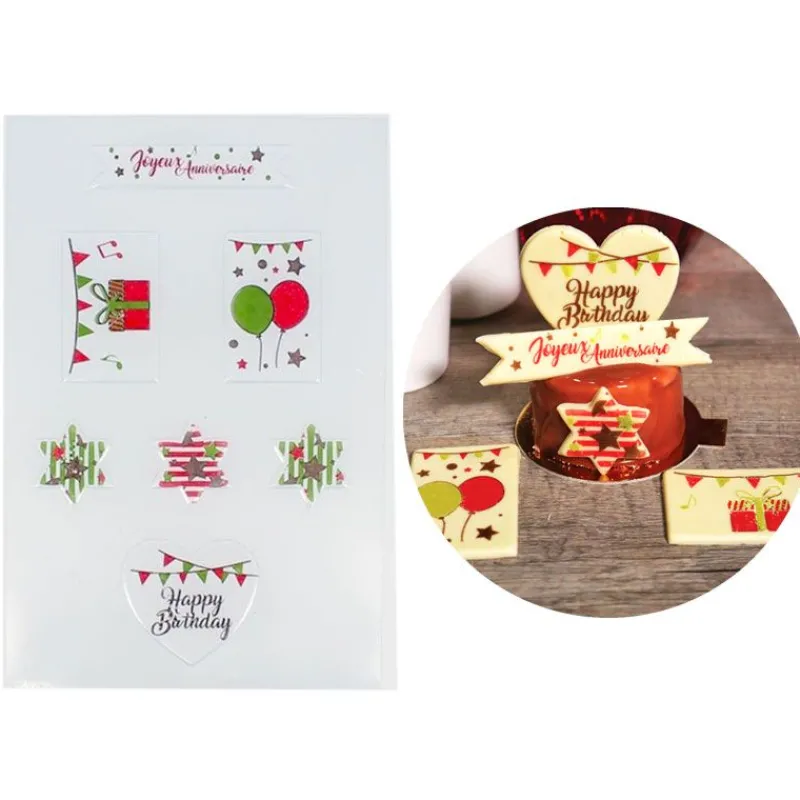 Hot Cerf Dellier Transfert chocolat Anniversaire