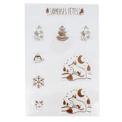 Cerf Dellier Transfert chocolat thème Noël Renard