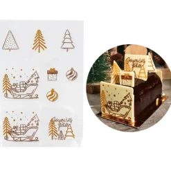 Cerf Dellier Transfert chocolat thème Noël moderne