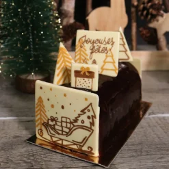 Cerf Dellier Transfert chocolat thème Noël moderne