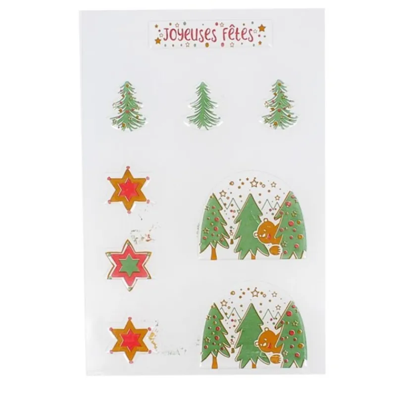 Online Cerf Dellier Transfert chocolat thème Noël Ourson