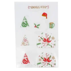 Cerf Dellier Transfert chocolat thème Noël classique