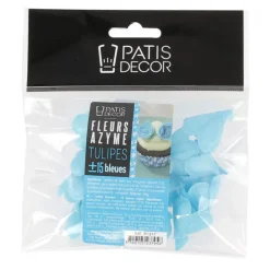 Outlet Cerf Dellier Tulipe bleue en azyme (x15)